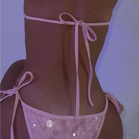 STRAWBERRY MILK MOB Pink Pony Princess BIKINI SIZE M BOTTOM LARGE TOP - Picture 4 of 5